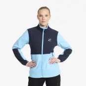 River Hybrid Fleece Dam Alaskan Blue, Storlek:S