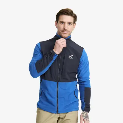 River Hybrid Fleece Herr Classic Blue, Storlek:M
