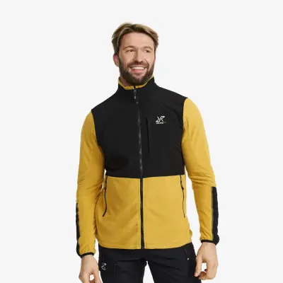River Hybrid Fleece Herr Harvest Gold, Storlek:3XL