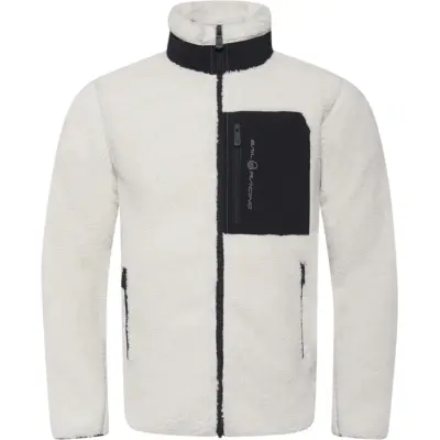 Sail Racing Men's Bowman Pile Zip Jacket Ivory
