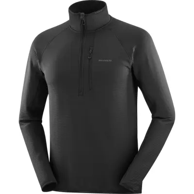 Salomon Men's Essential Lightwarm Half Zip mellanlagers fleecejacka