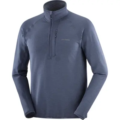 Salomon Men's Essential Lightwarm Half Zip mellanlagers fleecejacka