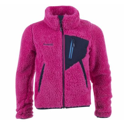 Selje Youth Girl Jkt, Hot Pink/Navy/Br Seablue, 140,  Bergans