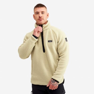 Sherpa Fleece - Herr - Beige Khaki, Storlek:XL - Herr>Tröjor>Fleece