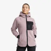 Sherpa Hoodie Dam Dusty Mauve, Storlek:XL