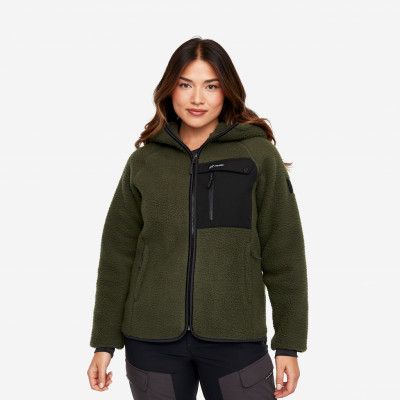Sherpa Hoodie Dam Forest Night, Storlek:XS