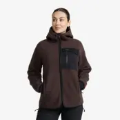 Sherpa Hoodie Dam Seal Brown, Storlek:XL
