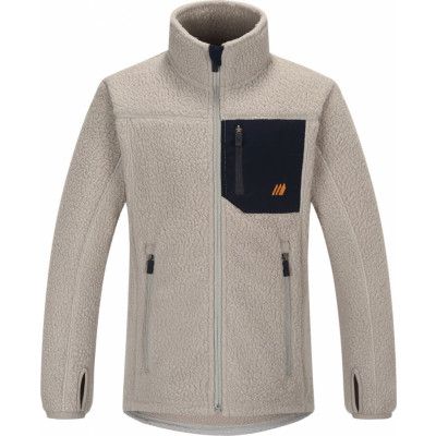 Skogstad Juniors' Leirbekk Pilefleece Jacket Opal Gray