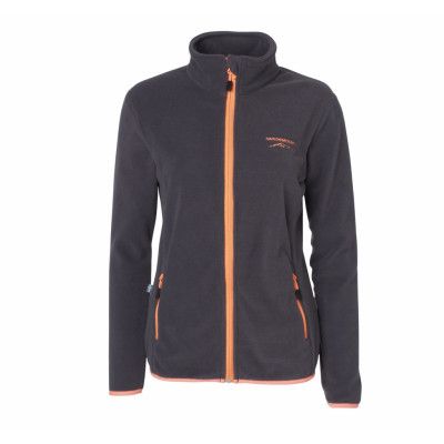 Sogne Fleece Jacket W, Grey/Mango, 36,  Tröjor