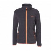 Sogne Fleece Jacket W, Grey/Mango, 40, Tröjor