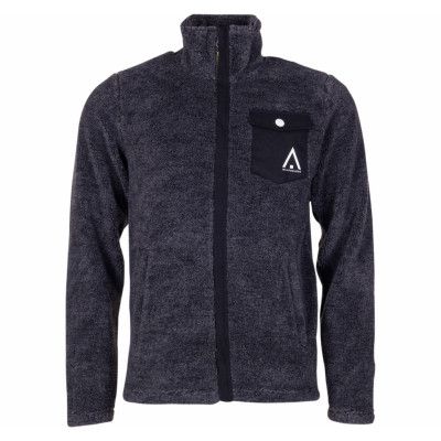 Stand Fleece Jacket, Black Melange, Xs,  Wear Colour