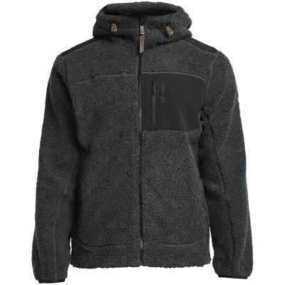 Tenson M's Himalaya Teddy Fleece Hood Pirate Black