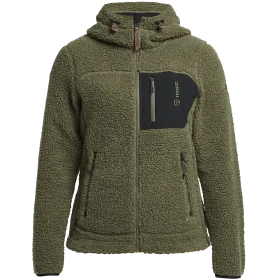 Tenson W's Himalaya Teddy Fleece Hood Grape leaf