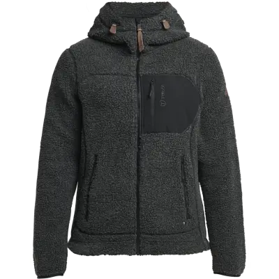 Tenson W's Himalaya Teddy Fleece Hood Pirate Black