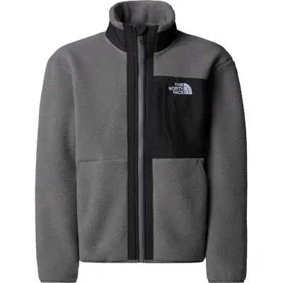 The North Face Boys' Yumiori Full Zip Jacket Smoked Pearl/TNF Black