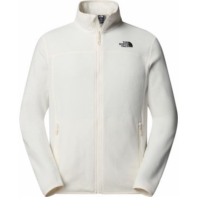 The North Face Men's 100 Glacier Full-Zip Fleece White Dune
