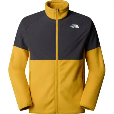 The North Face Men's Glacier Heavyweight Full Zip Fleece Turmeric/Asphalt Grey/TNF Black