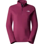 The North Face Women's 100 Glacier 1/4 Zip Cyber Berry