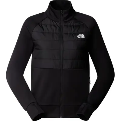 The North Face Women's Reaxion 2.0 Hybrid Full Zip Jacket TNF Black Heather