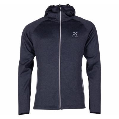 Training Zip Hood, Black Melange, 2xl,  X-Trail