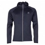 Training Zip Hood, Black Melange, M,  X-Trail