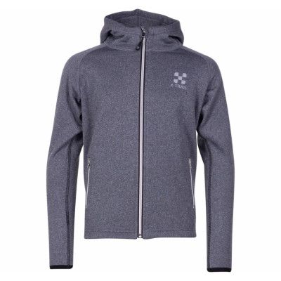 Training Zip Hood Jr, Charcoal Melange, 130,  Hoodies
