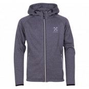 Training Zip Hood Jr, Grey Melange, 130, X-Trail