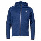 Training Zip Hood Jr, Navy Melange, 130, X-Trail