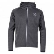 Training Zip Hood Jr, Olive Melange, 140,  X-Trail