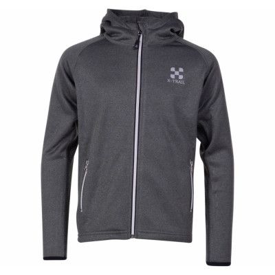 Training Zip Hood Jr, Olive Melange, 160,  X-Trail