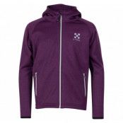 Training Zip Hood Jr, Plum Melange, 140, X-Trail