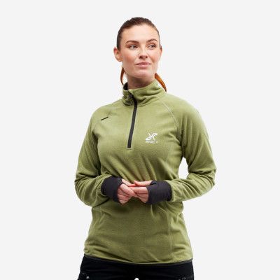 Trekker Fleece - Dam - Aloe, Storlek:XL - Dam>Tröjor>Fleece