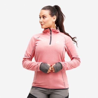 Trekker Fleece - Dam - Dusty Pink, Storlek:S - Dam>Tröjor>Fleece