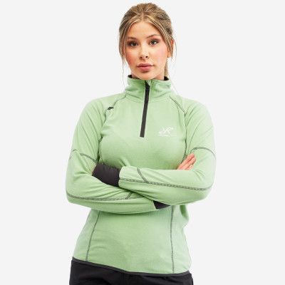 Trekker Fleece - Dam - Smoke Green, Storlek:S - Dam>Tröjor>Fleece