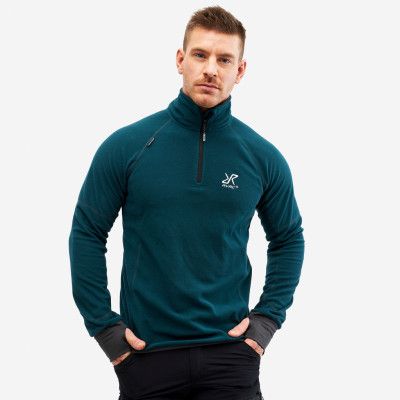 Trekker Fleece - Herr - Teal, Storlek:M - Herr>Tröjor>Fleece