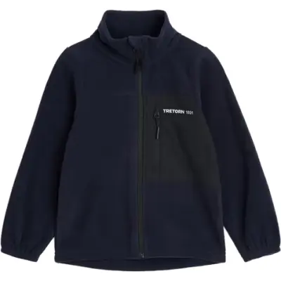 Tretorn Kids' North Micro Fleece Jacket Deep Navy