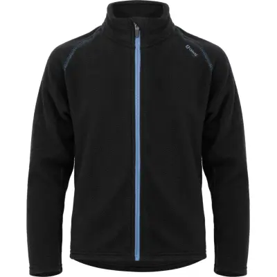 Urberg Kids' Tyldal Fleece Jacket Black Beauty/blue Horizon