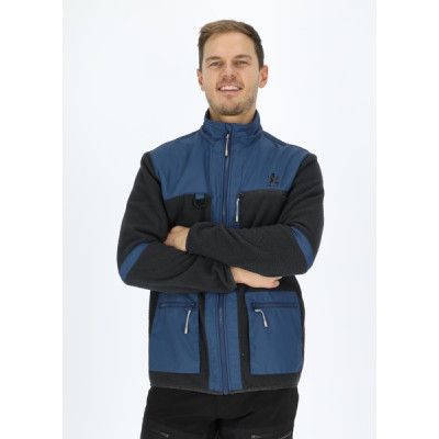 Utility Fleece Jacket, Denim, L,  Tröjor