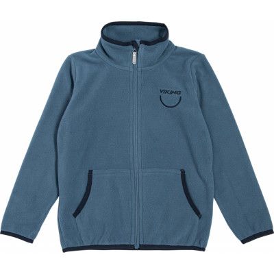 Viking Footwear Kids' Playtime Fleece Jacket Warm Denim/Navy