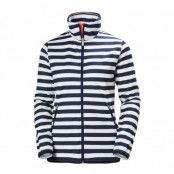 W Naiad Fleece Jacket, 690 Evening Blue Stripe, Xs,  Helly Hansen