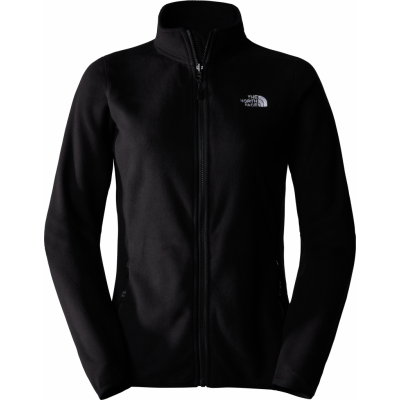 The North Face Women's 100 Glacier Full-Zip Fleece TNF Black
