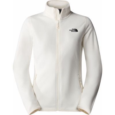 The North Face Women's 100 Glacier Full-Zip Fleece White Dune