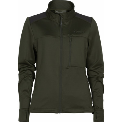 Pinewood Women's Abisko Power Fleece Moss Green