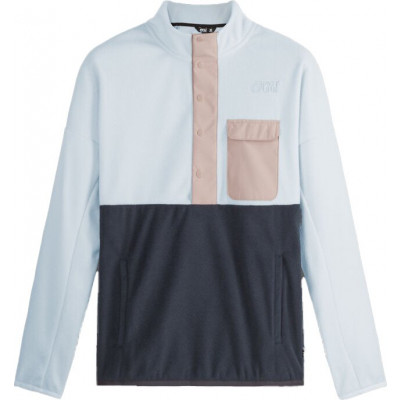 Picture Organic Clothing Women's Arcca 1/4 Fleece Ice Melt-Dark Blue