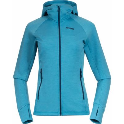 Women's Cecilie Wool Hood Jacket Clear Ice Blue