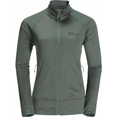 Jack Wolfskin Women's Kammweg Full Zip Picnic Green