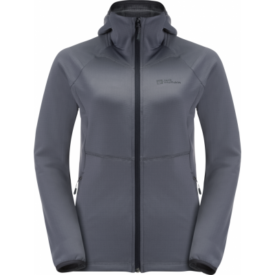 Jack Wolfskin Women's Kolbenberg Hooded Full Zip Dolphin
