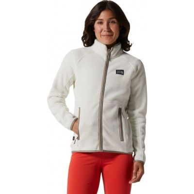 Mountain Hardwear Women's Polartec Double Brushed Full Zip Jacket Stone