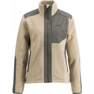 Lundhags Women's Saruk Wool Pile Mid Full Zip Sand