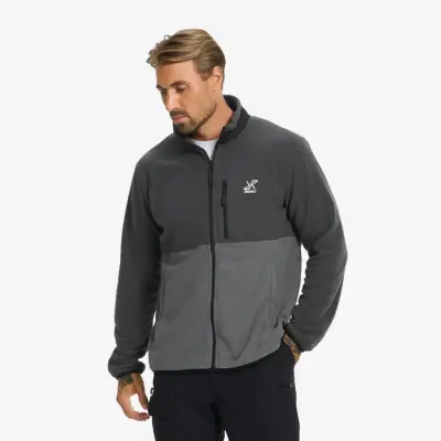 Woodland Fleece Jacket Herr Anthracite/Magnet, Storlek:XS